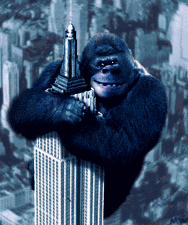 Gif animé King Kong souris